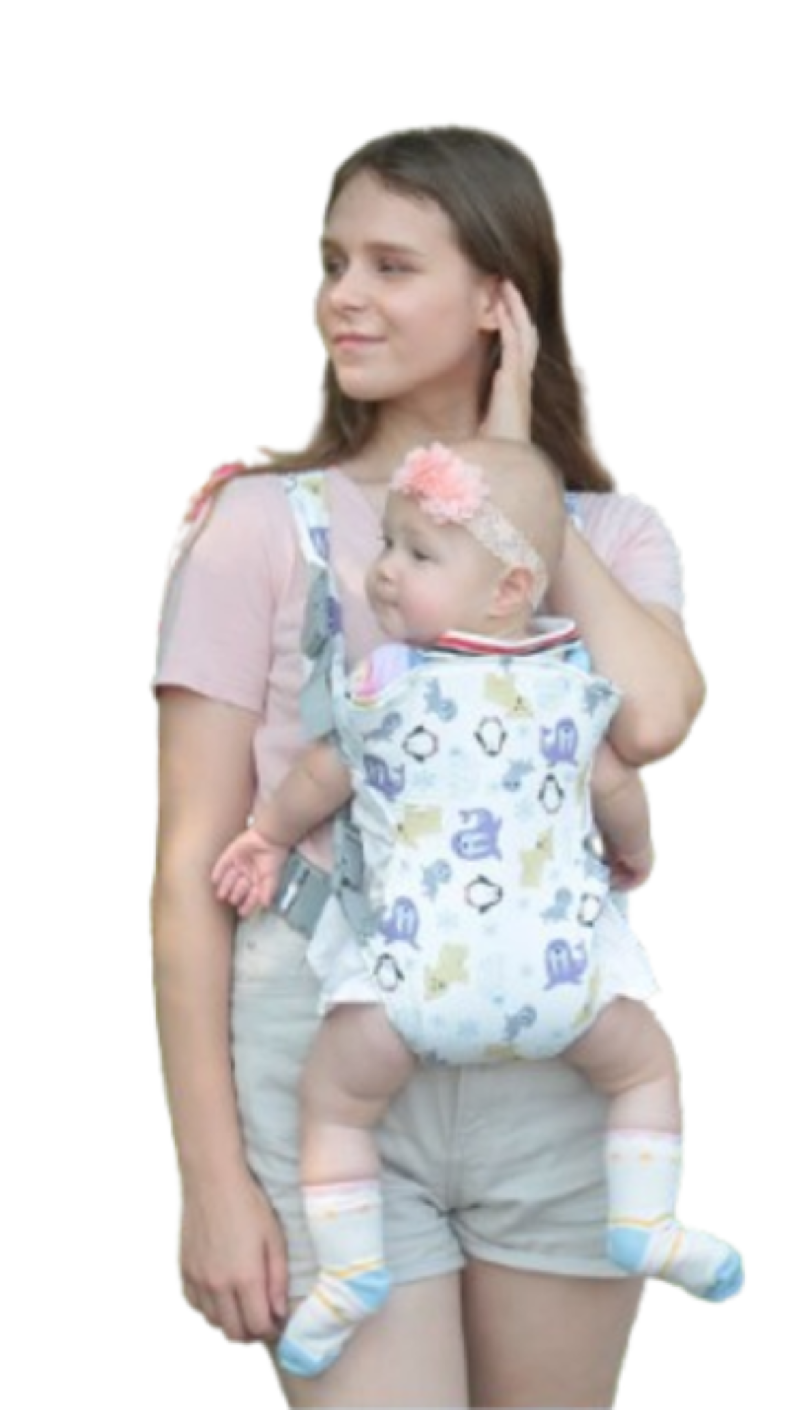 4-in-1 Baby Carrier β Ergonomic, Breathable, Adjustable for Newborns to Toddlers