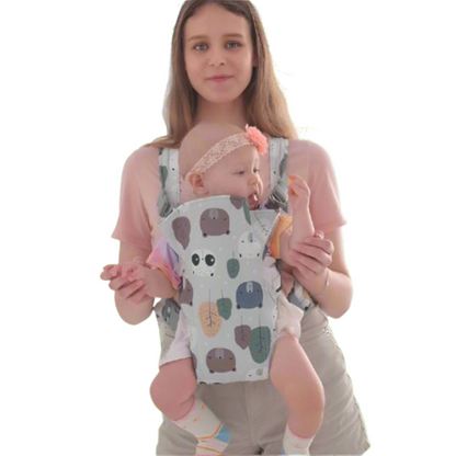 4-in-1 Baby Carrier – Ergonomic, Breathable, Adjustable for Newborns to Toddlers
